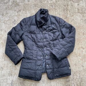 Kenneth Cole Black Quilted Puffer Jacket